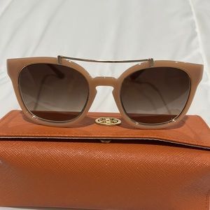Tory Burch tan sunglasses